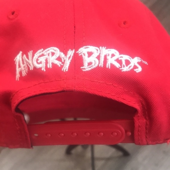 Angry Birds Rovio Entertainment Retro 2005-2013 Red Embroidered Adjustable Cap - Picture 7 of 10